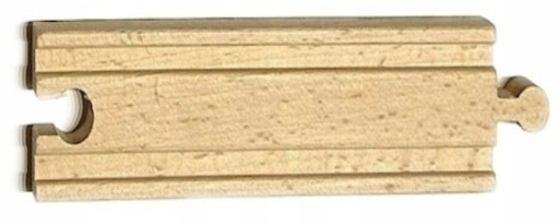 ROVNÁ dráha, stredná 12,5 cm, 1 ks koľajnica - drevená železnica