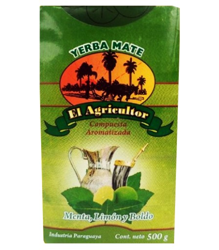 Yerba Mate Oromate Menta Limon Boldo 500g Paraguaj