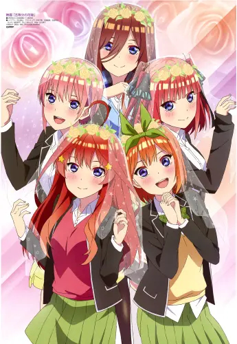 Plagát 5-Toubun no Hanayome GTNH_100 A3 (vlastné)