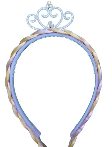 # HAIR BAND vrkôčiky vrkoče KORUNKA fialová