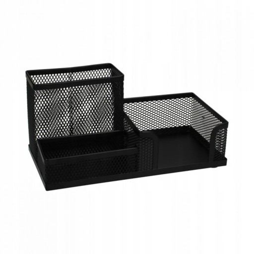 Kovový 3-komorový box na náradie 3A, čierny, 200 x 100 x 100 mm