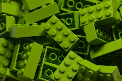 Lego tehla vápenná 2x4 3001 10 ks