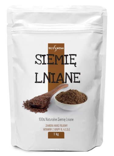 PRÍRODNÉ ĽANOVÉ SEMENO zrno 1kg / BIOSWENA