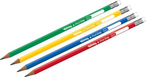 3x Colorino trojuholníková ceruzka na učenie sa písať