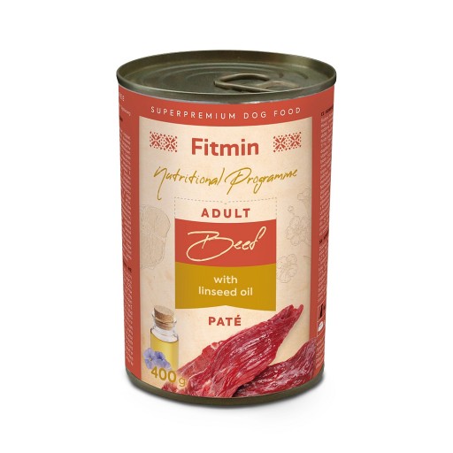 Fitmin Program hovädzie mäso s ľanovým olejom 400g