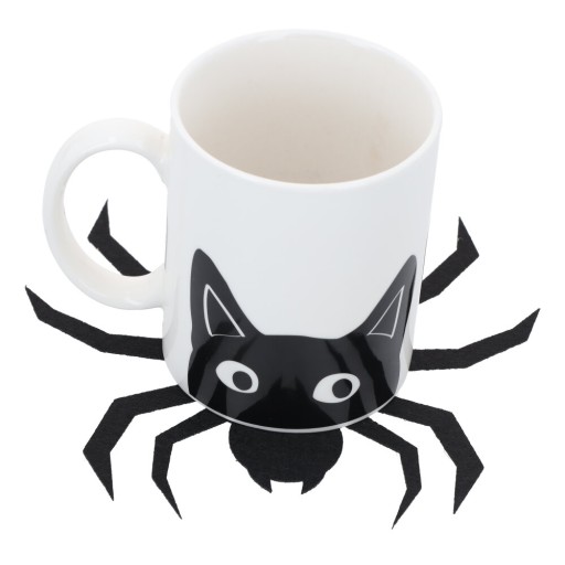 Halloweenska dekorácia na podložku pod pohár