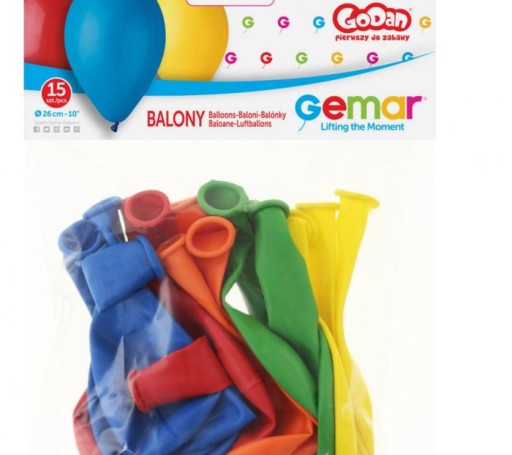 Pastelové latexové balóniky, mix, 15 ks