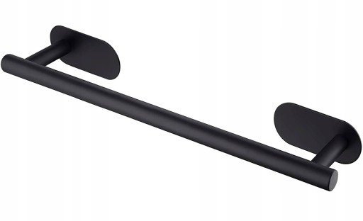 LOFY RAIL RUKOJEŤ NA STENU VEŠIAK NA UTERÁK Čierna 40CM OCEL