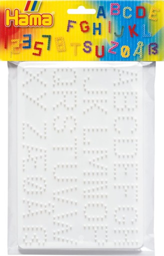 HAMA MIDI BEADS PODLOŽKA S PÍSMENKAMI 272