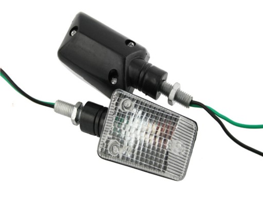 Smerovky lichobežníkové 12v, biele, krátke