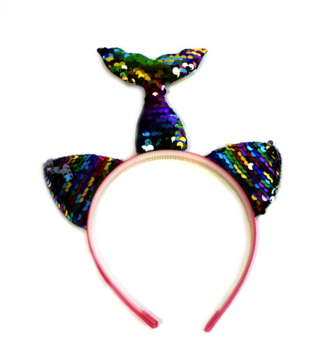 HAIR BAND Cat Ears Rybie mačacie uši