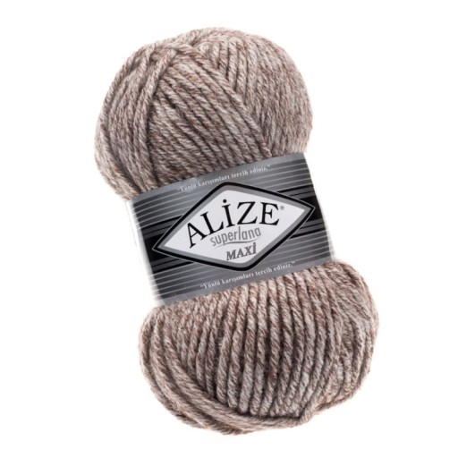 Alize Superlana Maxi 803 Brown Melange