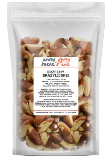 BRAZÍLISKÉ ORECHY CELÉ 200g Prírodné čerstvé