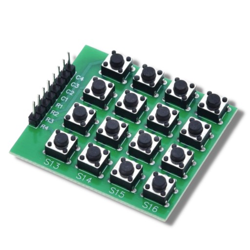 Klávesnica dotykového spínača 16 tlačidiel (4x4) Arduino