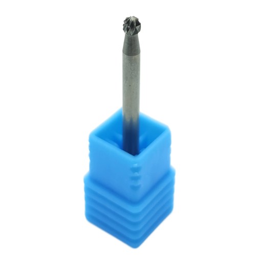 VHM fréza Dvojčinný rotačný pilník, gulička D3 x 38 x 3D mm - 60 HRC