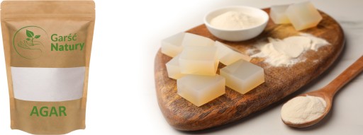 AGAROVÁ ŽELATÍNA Z RIAS 100 g PRÍRODNÉ ZAhusťovadlo SILNEJŠIE GELÉTOVANIE 0,1 kg