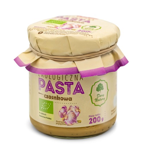 Eko cesnaková pasta 200g - Dary Natury