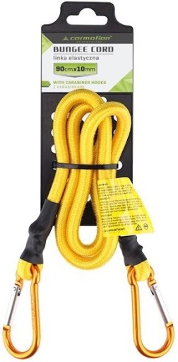 ELASTICKÉ LANO S KARBÍNMI 10MM X 90CM