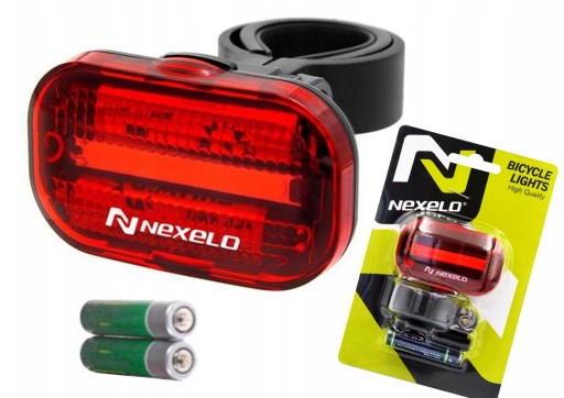 Zadné svietidlo NEXELO 15xLED na batérie