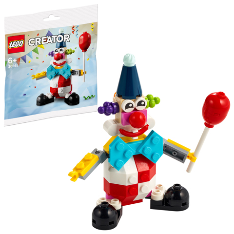 LEGO CREATOR 30565 NARODENINOVÁ TAŠKA KLAUN