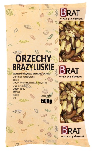 BRAZÍLSKE ORECHY celé 500g Vysoká kvalita