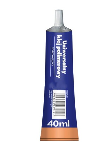 Univerzálne rýchlotuhnúce polymérové lepidlo 40 ml textilný polystyrén na drevo