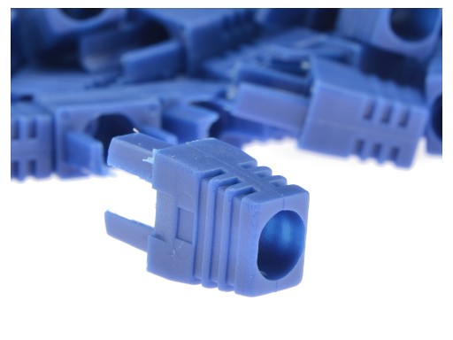 Kryt zástrčky NEKU RJ45, modrý, 100 ks