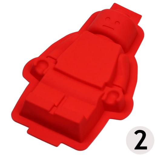 Forma, silikónová forma na tortu, veľká LEGO figúrka