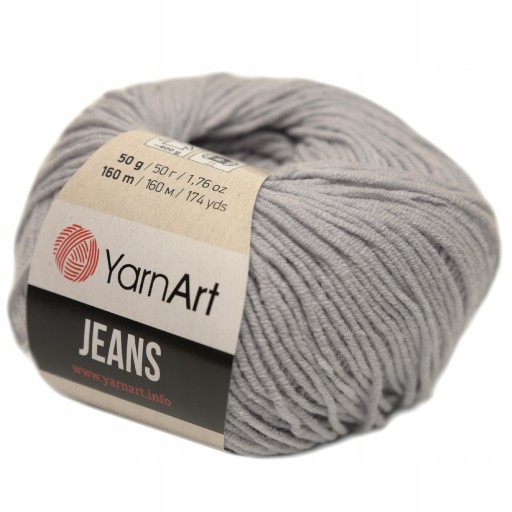 YARNART JEANS 80 oceľová priadza