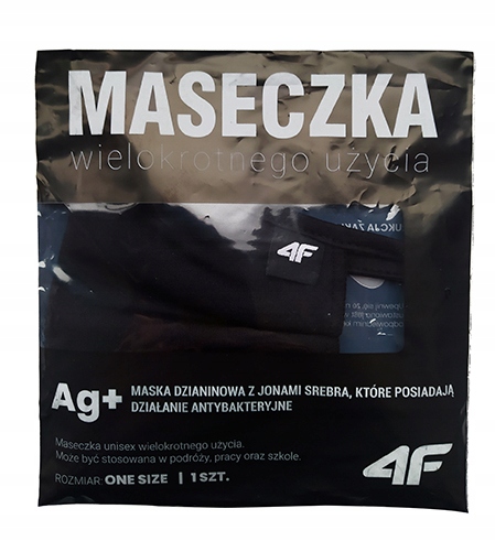 Ochranná maska s iónmi striebra 4F 1 ks.