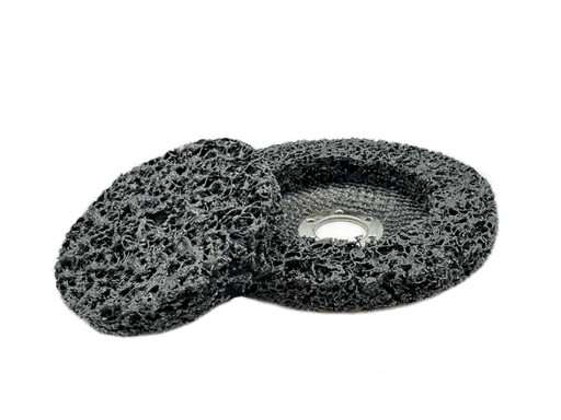 Extra hrubá netkaná textília Włosy Negro 125 x 22,2 mm + 75 mm