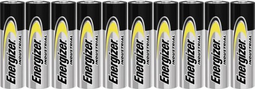 10x alkalické batérie Energizer Industrial AAA