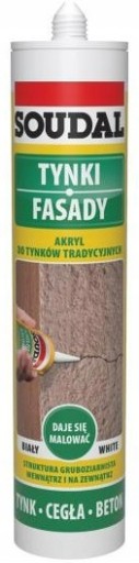 Soudal Acrylic na tradičné omietky biela 280ml
