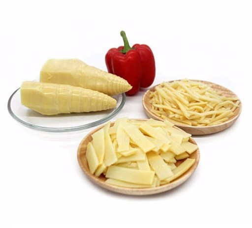 Bamboo Shoots Nite Bambusové prúžky 400g Srdiečka