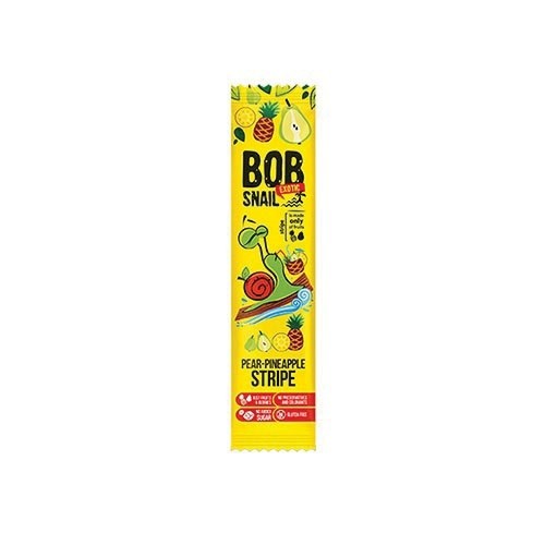 Snack hruška, ananás, bez cukru, 14g BOB SLIMÁK