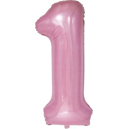 Fóliový balón číslo 1. narodeniny YEAR ONE dekorácia číslo ONE HEL 100cm