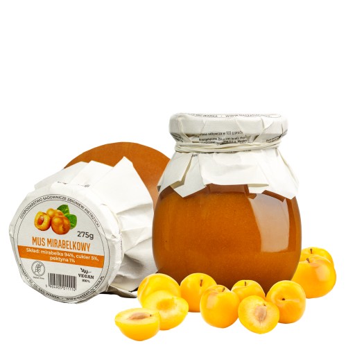 Mirabelka pena, lahodná, s nízkym obsahom cukru, bez E, palacinky, dezerty, MIRABELKA 275g