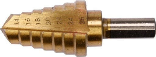 YATO HSS KUŽEĽOVÝ STUPŇOVÝ VRTÁK 14 - 26 mm