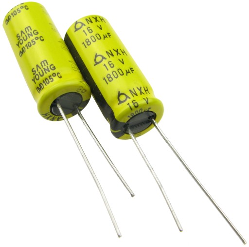 Elektrolytický kondenzátor 1800uF/16V LOW ESR SamYoung NXH /4381