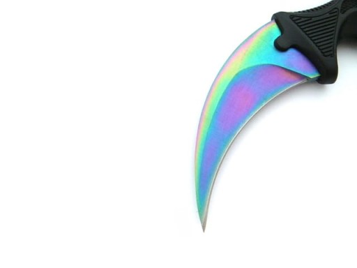 Nôž Karambit CS:GO Fade Rainbow Counter Strike