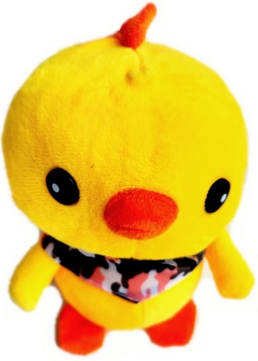 MASKOT, PLYŠÁK, HRAČKA NA MAJLENIE, KURIČKA V ŠATKE