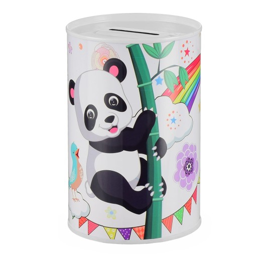 KOVOVÁ CAN PANDA BEAR PRASIATKA 10x15CM