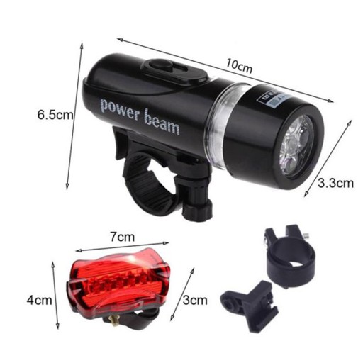LED BIKE SVETLO PREDNÉ + ZADNÉ OSVETLENIE BICYKLA
