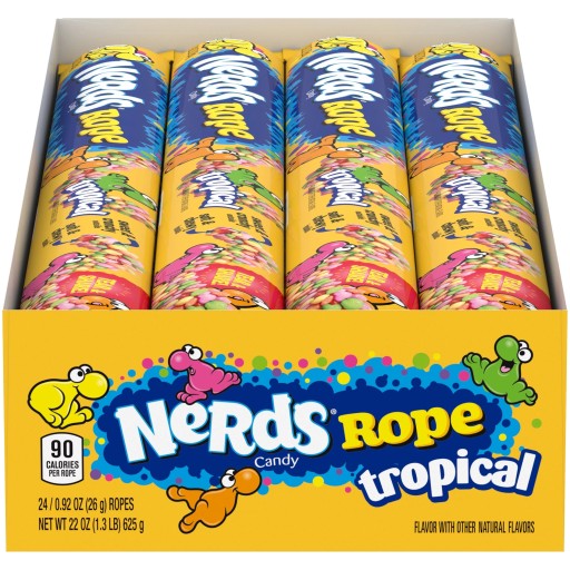 Nerds Tropical Rope Fruit Jelly Candies 26g z USA