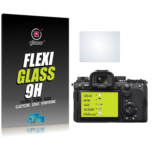 Hybridné sklo Glaser FlexiGlass 9H pre Sony A9 III / nerozbije sa!