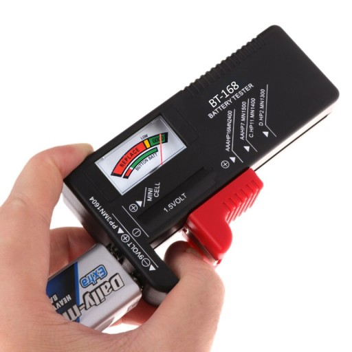 AA AAA R14 TESTER BATERIE METER