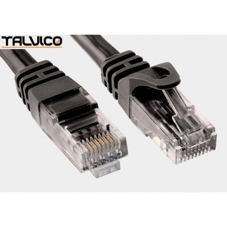 PatchCord UTP CAT 5e LAN LAN kábel 1m čierny