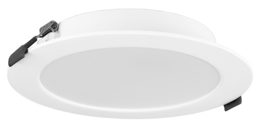 LED panelové zapustené stropné svietidlo 12W okrúhle biele