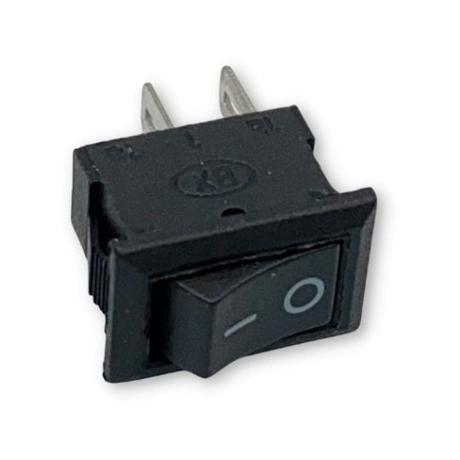 KCD11 Mini kolískový vypínač 3A 250V čierny vypínač ON - OFF