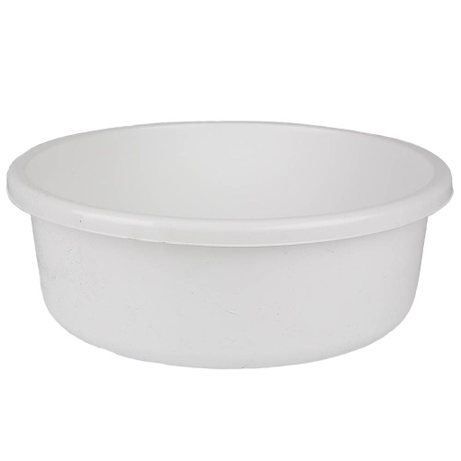 Plastová misa 6,2l 31cm. biela okrúhla hlboká PEVNÝ CERTIFIKÁT PEKNÁ